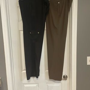 Chico’s Zenergy pant $25 ea Size 2 Poly Spandex.